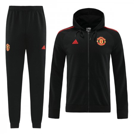 Manchester United Training Hupparitakki Sarja 2022-23 Musta